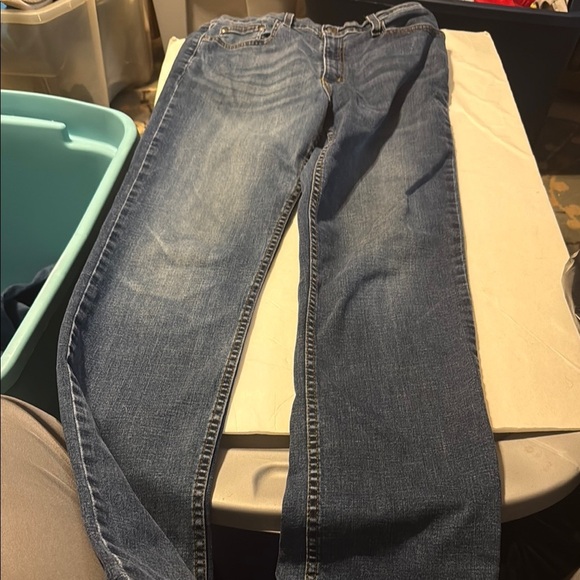 George Blue Straight Jeans Classic Style - Picture 1 of 4